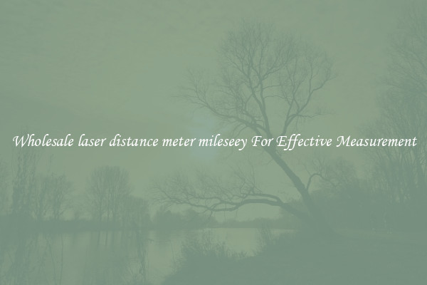 Wholesale laser distance meter mileseey For Effective Measurement