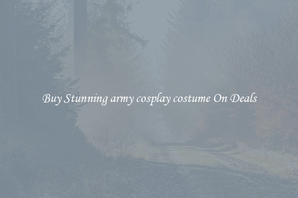 Buy Stunning army cosplay costume On Deals