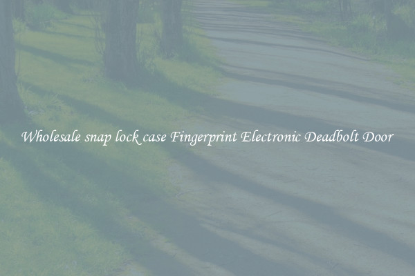 Wholesale snap lock case Fingerprint Electronic Deadbolt Door 