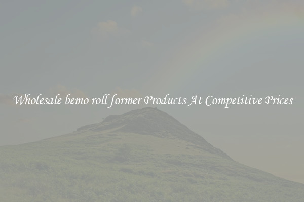Wholesale bemo roll former Products At Competitive Prices